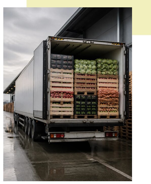 Перевозка плодоовощной продукции в Мегион по цене от 5213 р. | Агросервис-Мго